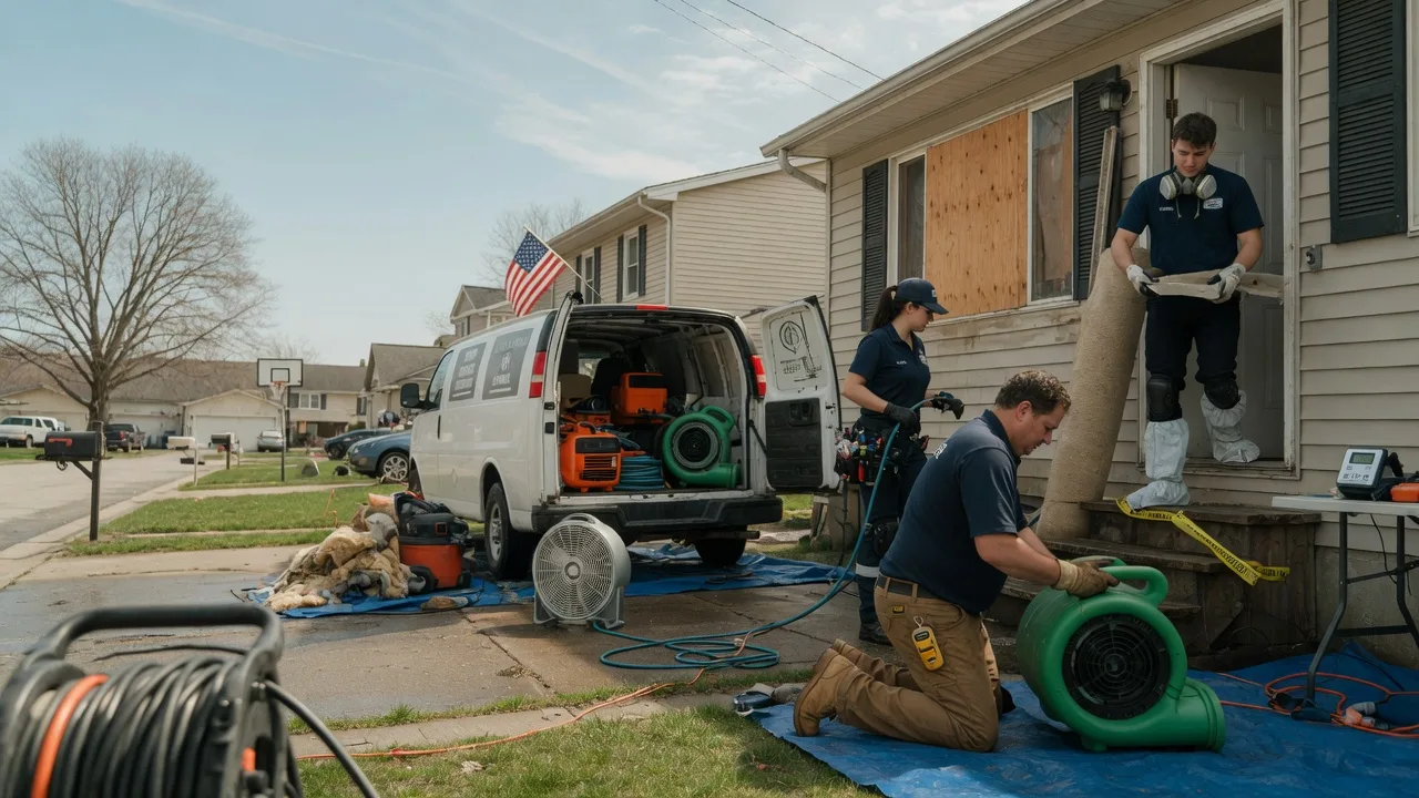 Water Damage Restoration in Vicksburg, MI near me